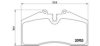 BREMBO 07.B314.12 High Performance Brake Pad Set